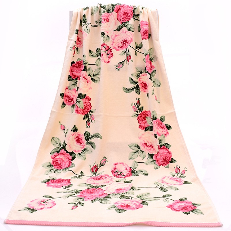 Beach Towel Large - Serviette de Plage Absorbante Jacquard en