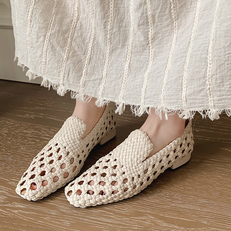 Sandales tressées en cuir véri - Casual Sandal Leather avis et prix