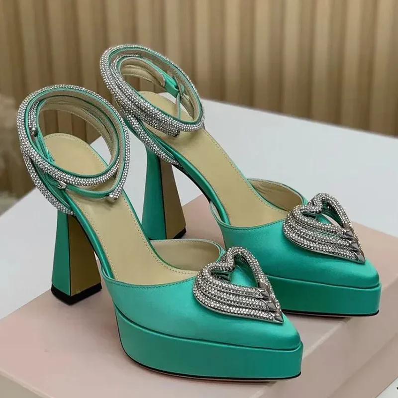Plate-forme cristal amour déco - Casual Sandal Leather avis et prix